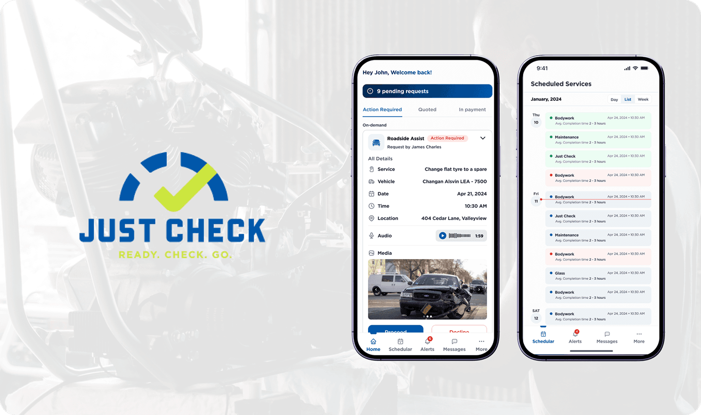 Just Check - Workshop Manager